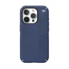 Speck Presidio2 Grip - iPhone 15 Pro Case (Coastal Blue / Dust Gray / White)