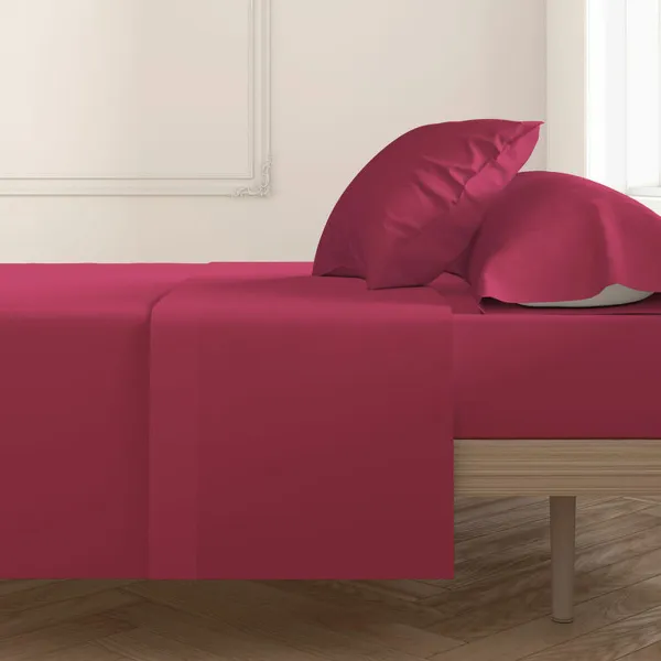 Ylälakana Happy Home MixColors Fuksia Sänky 120