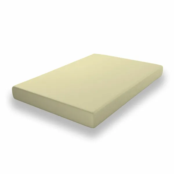 Fitted bottom sheet Happy Home Mix Colors Yellow Small double