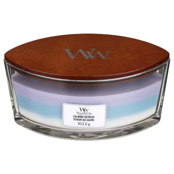 Aromātiska svece Woodwick Trilogy Ellipse Candles