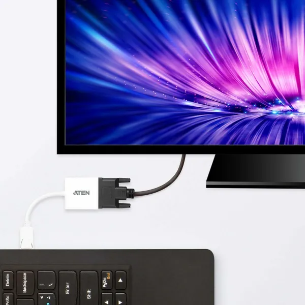 DisplayPort uz DVI Adapteris Aten VC965-AT Balts