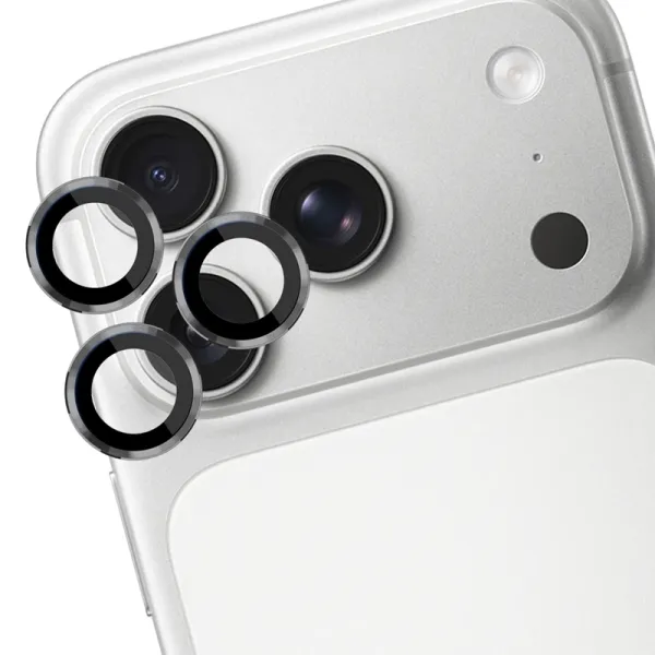 3mk Lens Protection Pro - Camera Lens Glass for iPhone 17 Pro / iPhone 17 Pro Max (Titanium Gray)