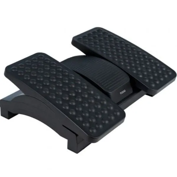 Ergonominen Jalkatuki TooQ TQFR0605-B Musta