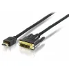 HDMI-Mini HDMI Kaabel Equip 119322 Must 2 m