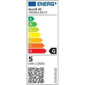 Älykäs Polttimo Muvit iO 5 W GU10 2700 K 6500 K Wi-Fi LED 400 lm Valkoinen