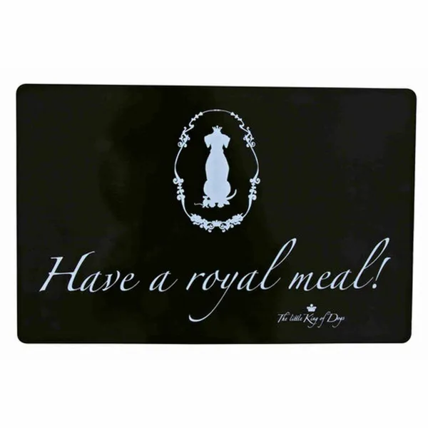 Pöytäliina Trixie Have a royal meal Musta Muovinen 44 × 28 cm