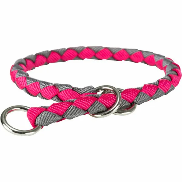 Koulutuskaulus Trixie Cavo Grafiitinharmaa Fuksia 30-36 cm