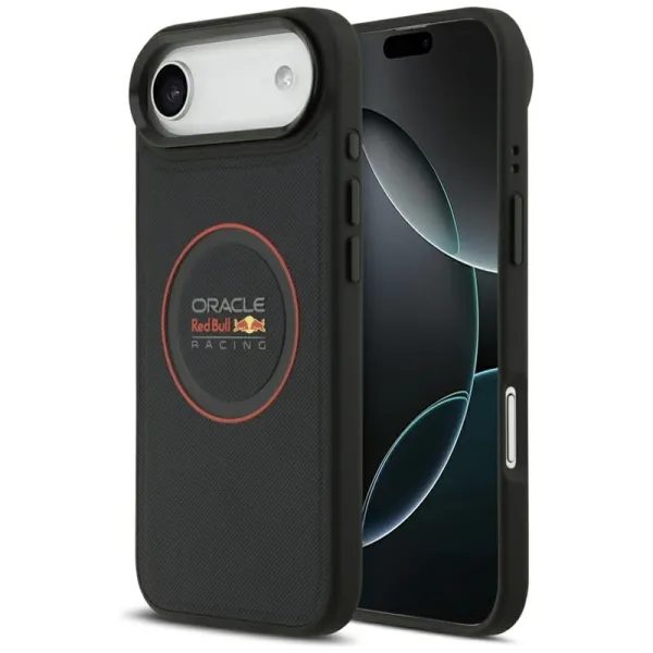 Red Bull Meshed Red Ring & Metal Buttons MagSafe - iPhone Air Case (Navy Blue)