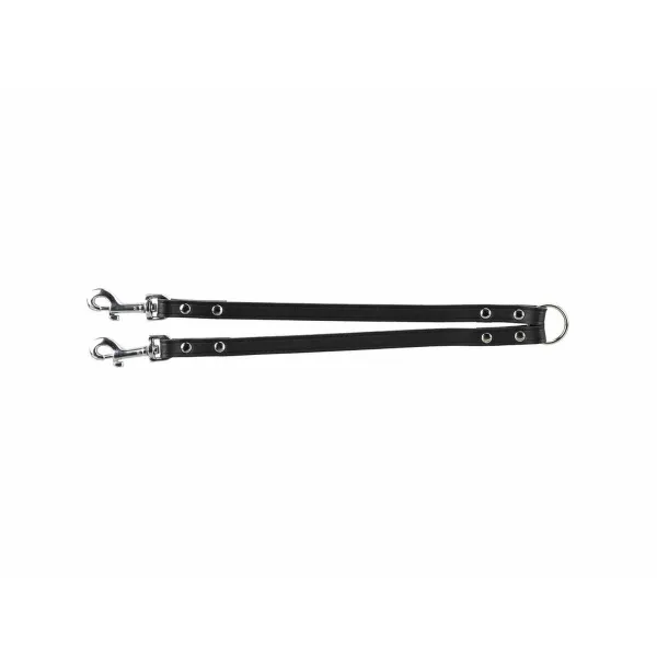 2 šunų švino mova Trixie Juoda 30 cm S/M
