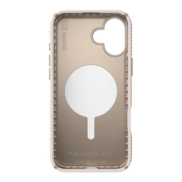 Speck Presidio2 Grip ClickLock & MagSafe - iPhone 16 Plus Case (Bleached Bone / Heirloom Gold / Hazel Brown)