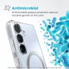 Speck Presidio Perfect-Clear Magnet - Samsung Galaxy S25+ / S24+ MagSafe Case (Clear / Chrome Finish / Serene Silver)