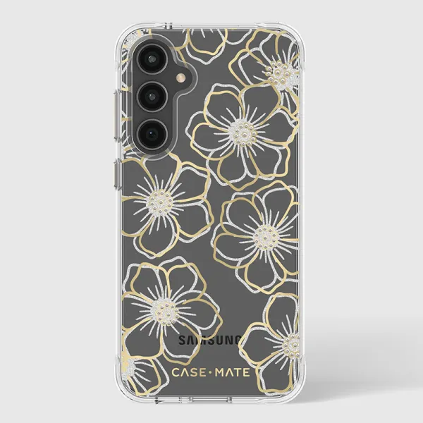 Case-Mate Floral Gems - Case for Samsung Galaxy S23 FE 5G (Gold)