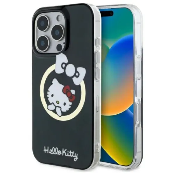 Hello Kitty IML Fun Bow MagSafe - Case for iPhone 16 Pro (black)
