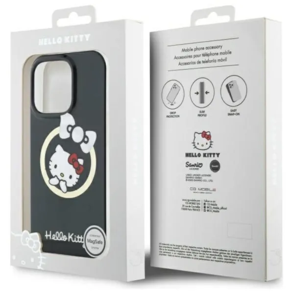 Hello Kitty IML Fun Bow MagSafe - Case for iPhone 16 Pro (black)