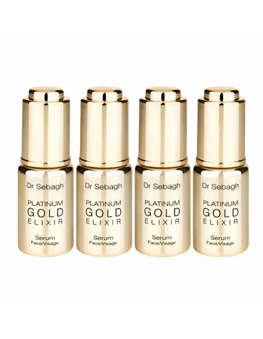 Facial Serum Dr. Sebagh Platinium Gold Elixir 4 x 10 ml