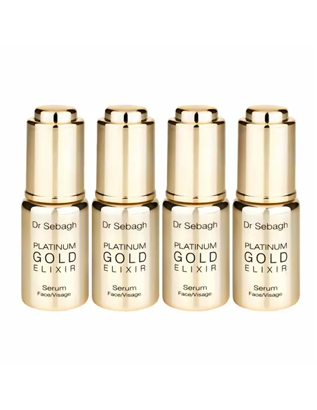 Facial Serum Dr. Sebagh Platinium Gold Elixir 4 x 10 ml