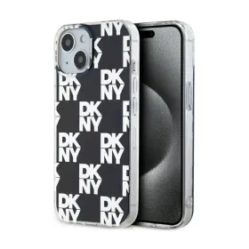 DKNY IML Checkered Mono Pattern - Case for iPhone 15 / 14 / 13 (Black)