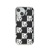 DKNY IML Checkered Mono Pattern - Case for iPhone 15 / 14 / 13 (Black)