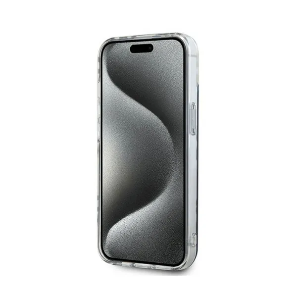 DKNY IML Checkered Mono Pattern - Case for iPhone 15 / 14 / 13 (Black)