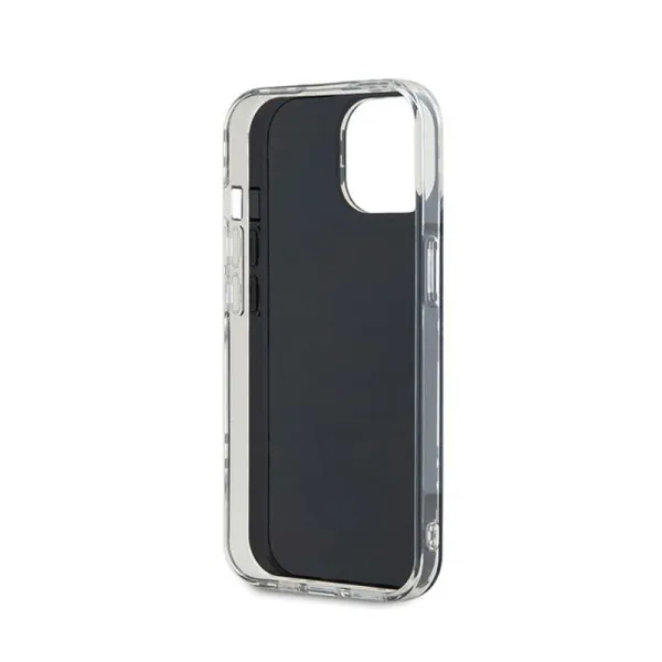 DKNY IML Checkered Mono Pattern - Case for iPhone 15 / 14 / 13 (Black)