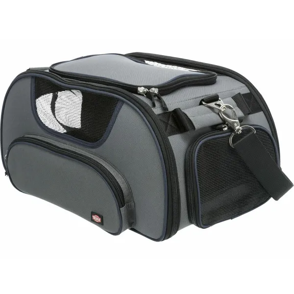 Naminių gyvūnėlių rankinė Trixie Airline Wings Mėlyna Pilka 28 × 23 × 46 CM