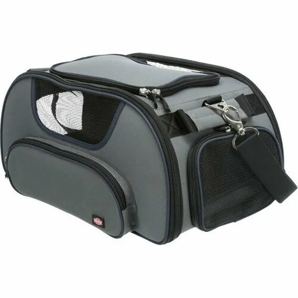 Naminių gyvūnėlių rankinė Trixie Airline Wings Mėlyna Pilka 28 × 23 × 46 CM