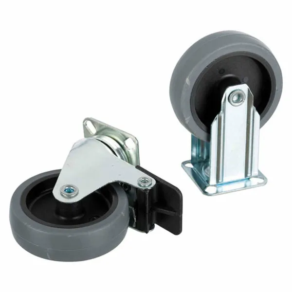 Wheels Trixie Black Plastic Carrier (4 Units) (4 Pieces)