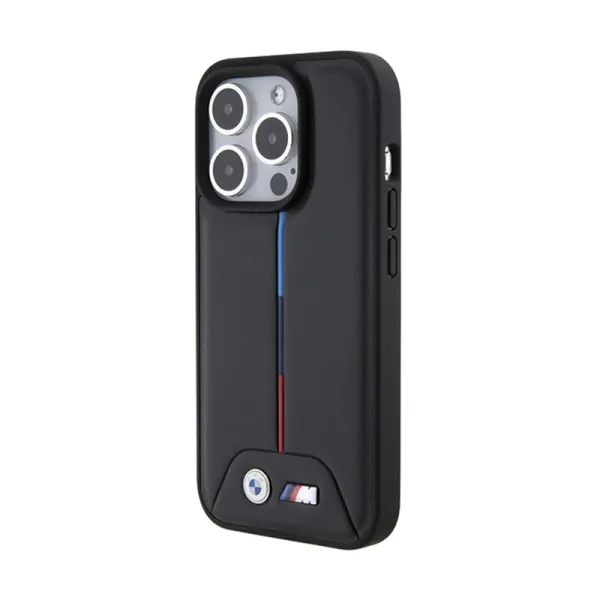 BMW Quilted Tricolor - Case for iPhone 15 Pro (Black)