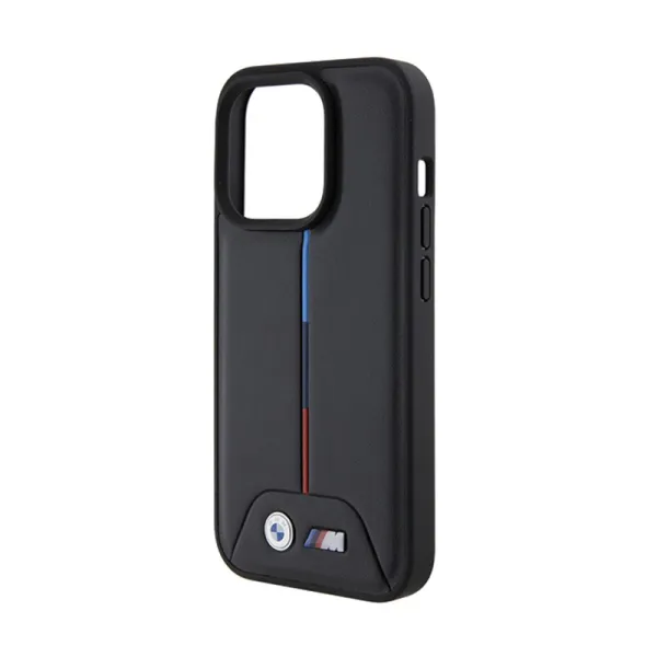 BMW Quilted Tricolor - Case for iPhone 15 Pro (Black)