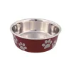 Pet feeding dish Trixie Stainless steel 2,2 L Red