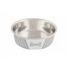 Mājdzīvnieku barības trauciņš Trixie Zils Balts Pelēks Silikona Nerūsējošais tērauds 1,4 L