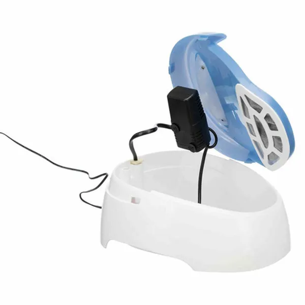 Naminių gyvūnėlių gėrimo fontanas Trixie Balta Pilka 1 L Plastmasinis