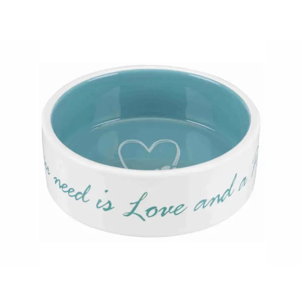 Koiran ruoka-annostelija Trixie Pet's Home Sininen Kerma Ø 12 cm 300 ml