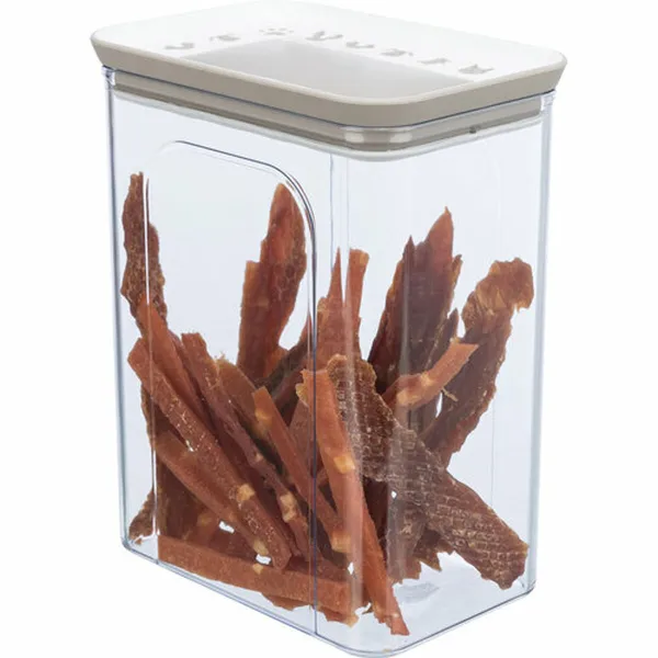 Pet food jar Trixie White Transparent