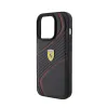Ferrari Twist Metal Logo - Case for iPhone 15 Pro (Black)