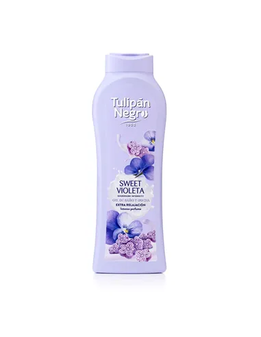 Shower Gel Tulipán Negro Sweet 650 ml Violet