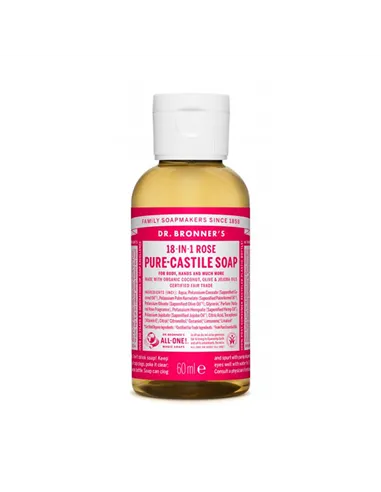 Liquid Soap Dr Bronner's 60 ml Roses