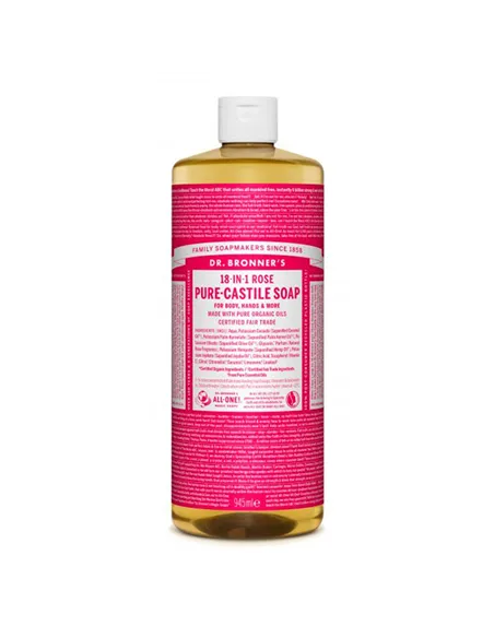 Liquid Soap Dr Bronner's 945 ml Roses