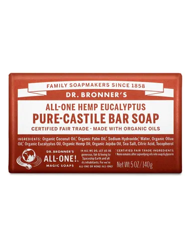 Soap Cake Dr Bronner's 140 g Eucalyptus