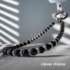 Crong Phone Charm - Lanyard Phone Pendant (Midnight Beads)