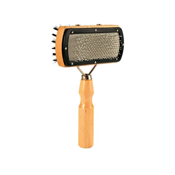 Dog Brush Trixie 10 × 18 CM Bicoloured