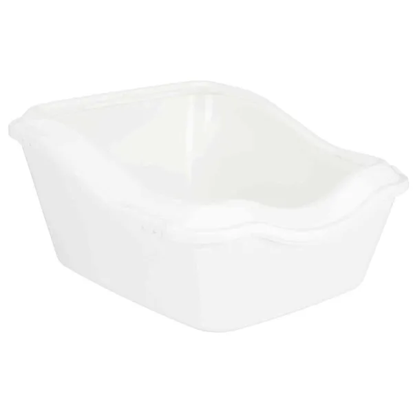 Kissan hiekkalaatikko Trixie Cleany Valkoinen 45 × 29 × 54 cm Muovinen