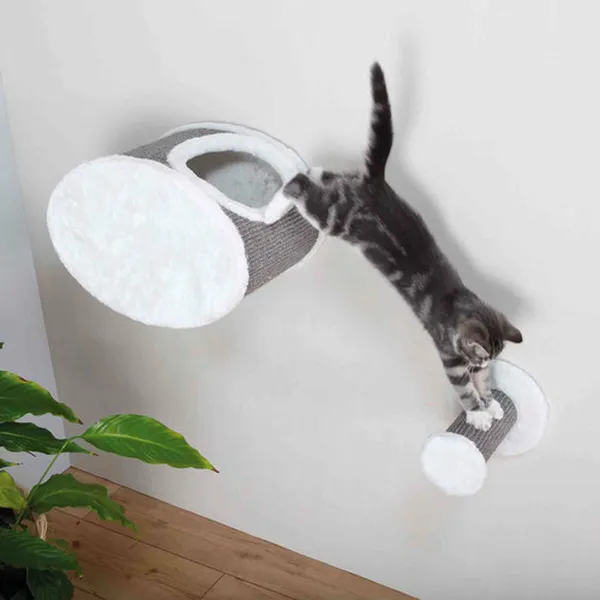 Scratching Post for Cats Trixie White Grey Ø 18 cm