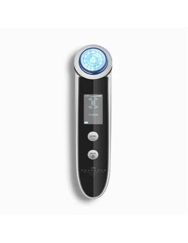 Facial Massager with Radiofrequency, Phototherapy and Electrostimulation Drakefor HACKER Black 3 Pieces