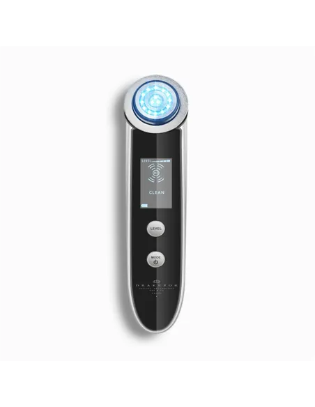 Facial Massager with Radiofrequency, Phototherapy and Electrostimulation Drakefor HACKER Black 3 Pieces