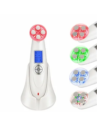 Facial Massager with Radiofrequency, Phototherapy and Electrostimulation Drakefor DKF-9901 White