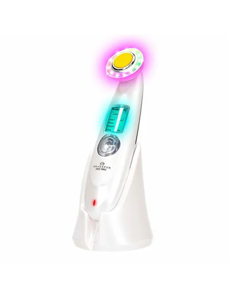 Facial Massager with Radiofrequency, Phototherapy and Electrostimulation Drakefor DKF-9902AURUM White