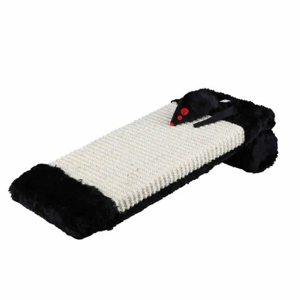 Skrāpējams Paklājiņš Kaķiem Trixie Melns Dabisks 15 × 35 CM