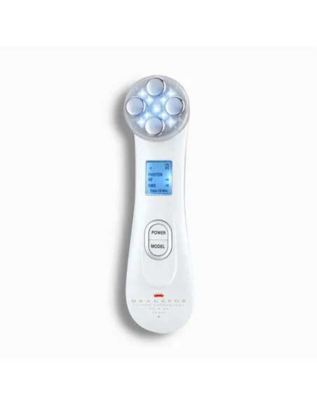 Facial Massager with Radiofrequency, Phototherapy and Electrostimulation Drakefor DKF-9905 White