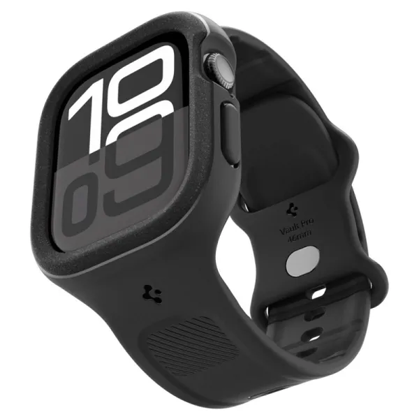 Spigen Vault Pro - Strap with Case for Apple Watch 10 46 mm (Matte Black)